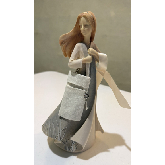 Foundations Other - Foundations Woman Figurine by Karen Hahn Resin Painted Collectible 2012 4029281